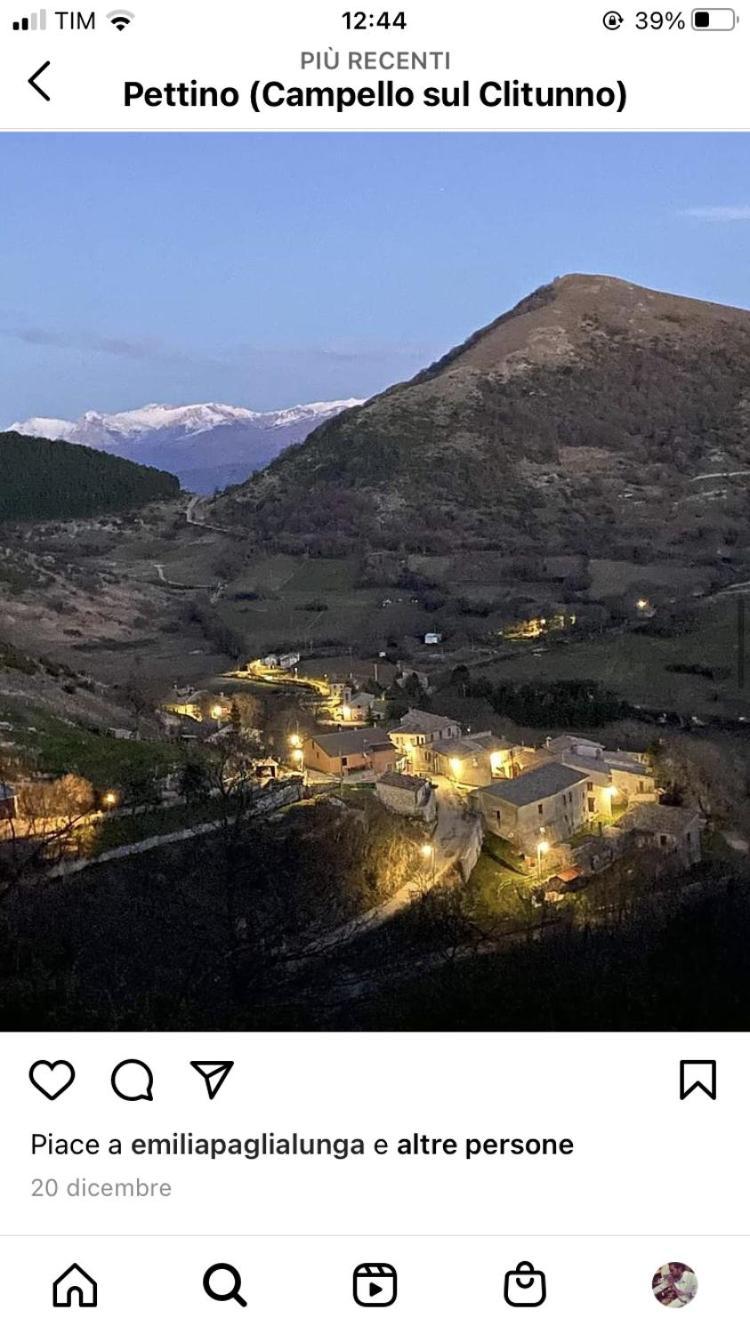 Agriturismo Pettino Campello sul Clitunno Zewnętrze zdjęcie